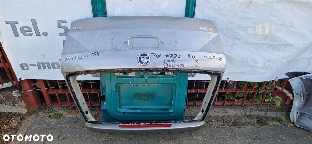 Klapa Tył Pokrywa Bagażnika Skoda Octavia III Kombi 2012-2020r - 1