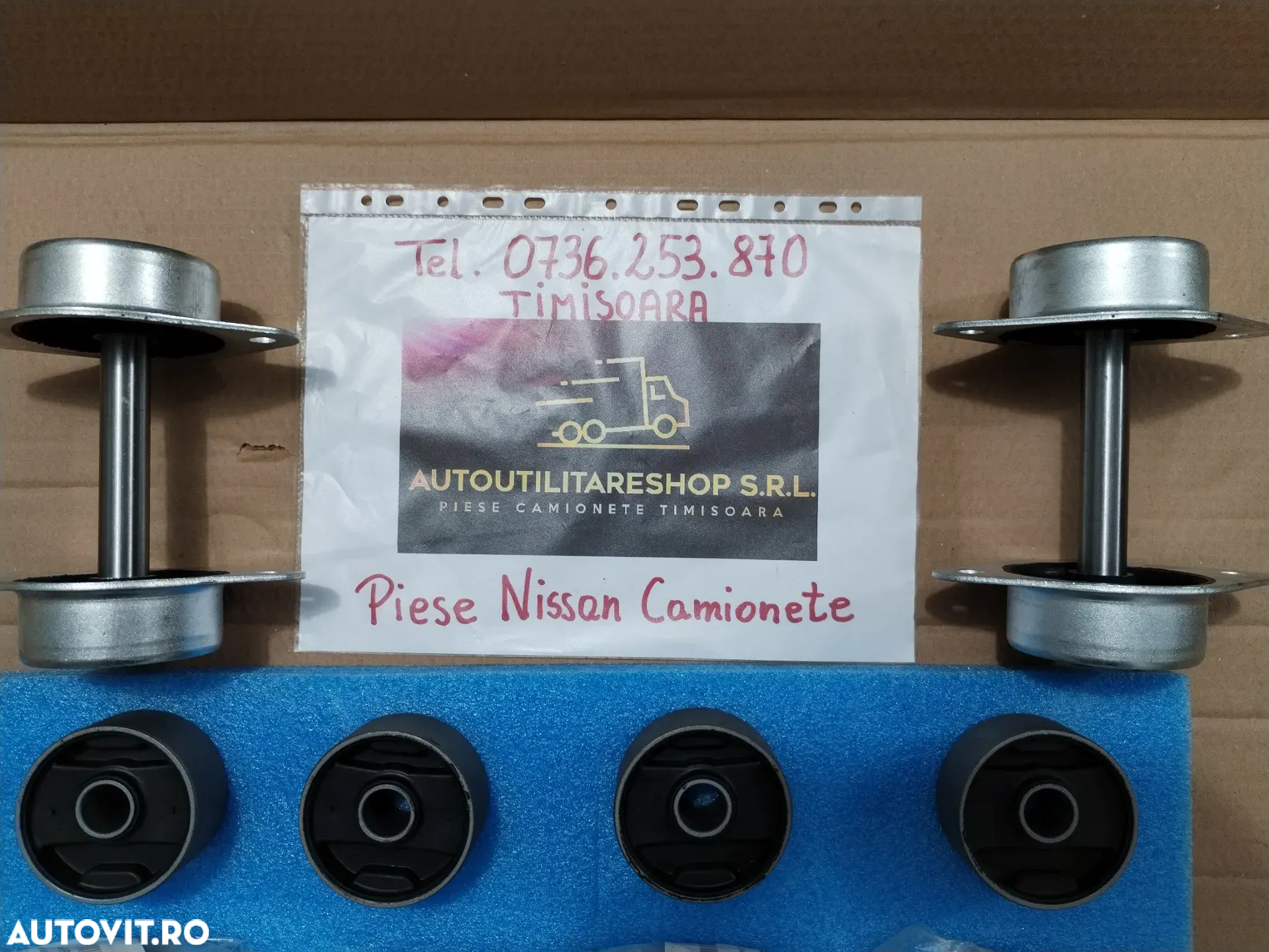 SUPORT CABINA NISSAN ATLEON NOU ORIGINAL TAMPON BUCSA CAUCIUC 95520LA20A - 11