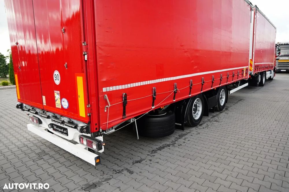 Volvo FH 460 / COMBINAȚIE TANDEM / 120 M3 / TRANSITION / I-SAVE / I-PARK COOL / PUNTE RIDICATĂ / DIRECȚIE / WIELTON / CORTINĂ ARMATĂ - 13