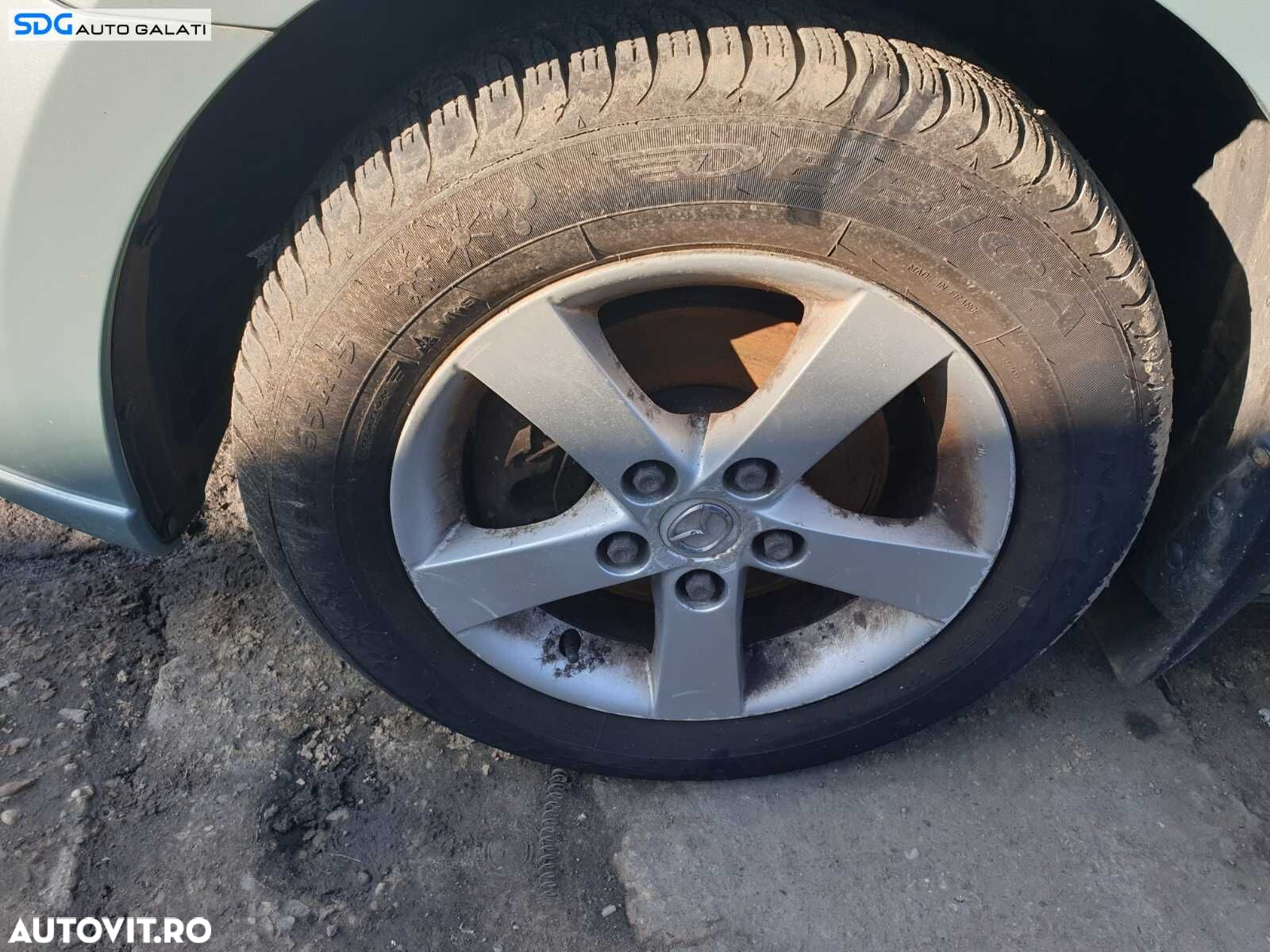 Set 4 Jante Roti Aliaj cu Anvelope Cauciucuri Iarna DOT 2021 195 65 15 R16 Mazda MPV 1999 - 2006 [C3458] - 2