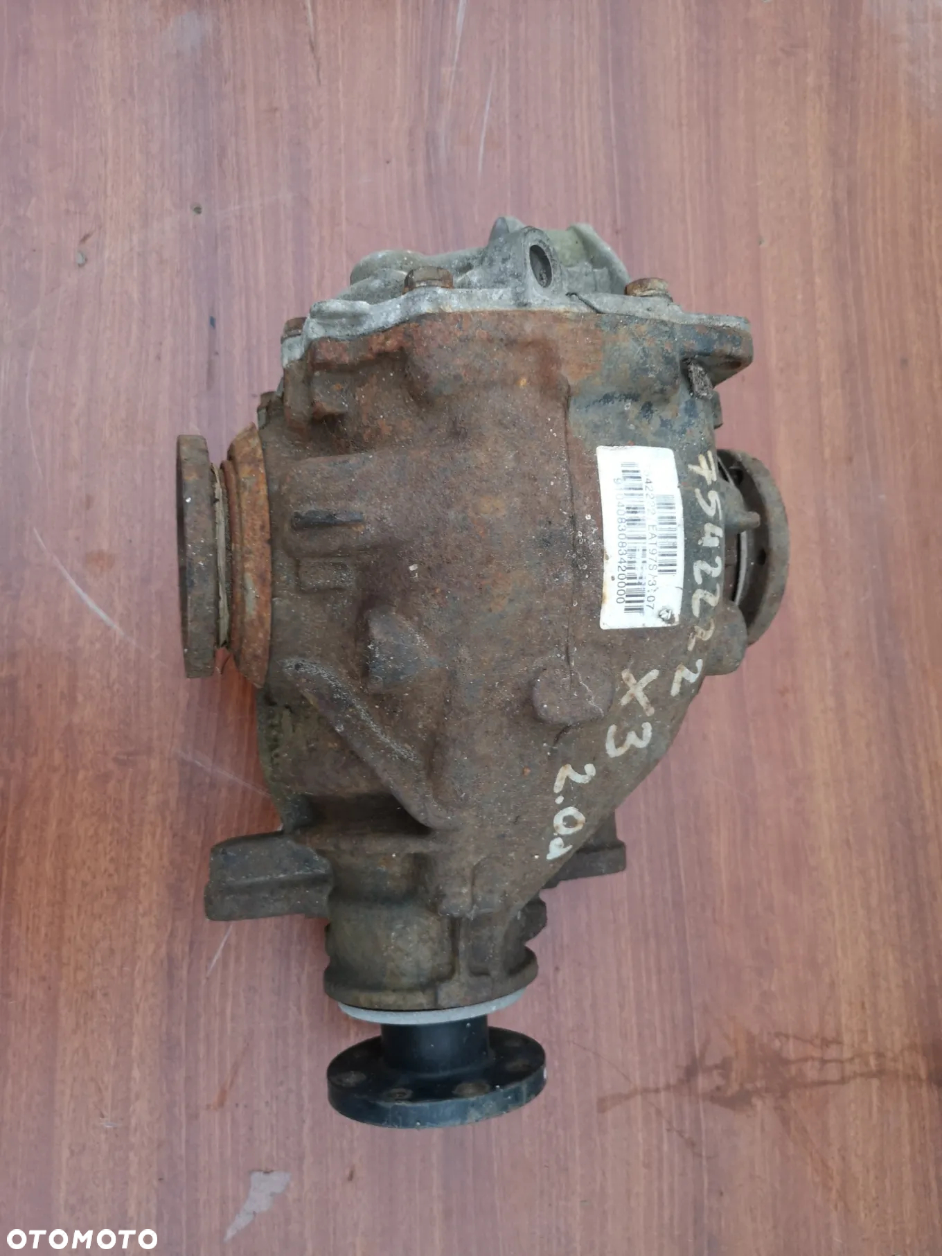 MOST DYFERENCJAŁ BMW X3 E83 2.0d M47T 150km 3.07 7542222 MANUAL - 5