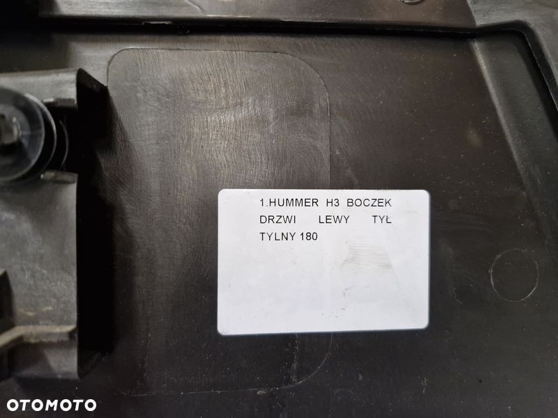 HUMMER 3 III H3 BOCZEK DRZWI LEWY TYŁ TAPICERKA LEWA TYLNA - 9