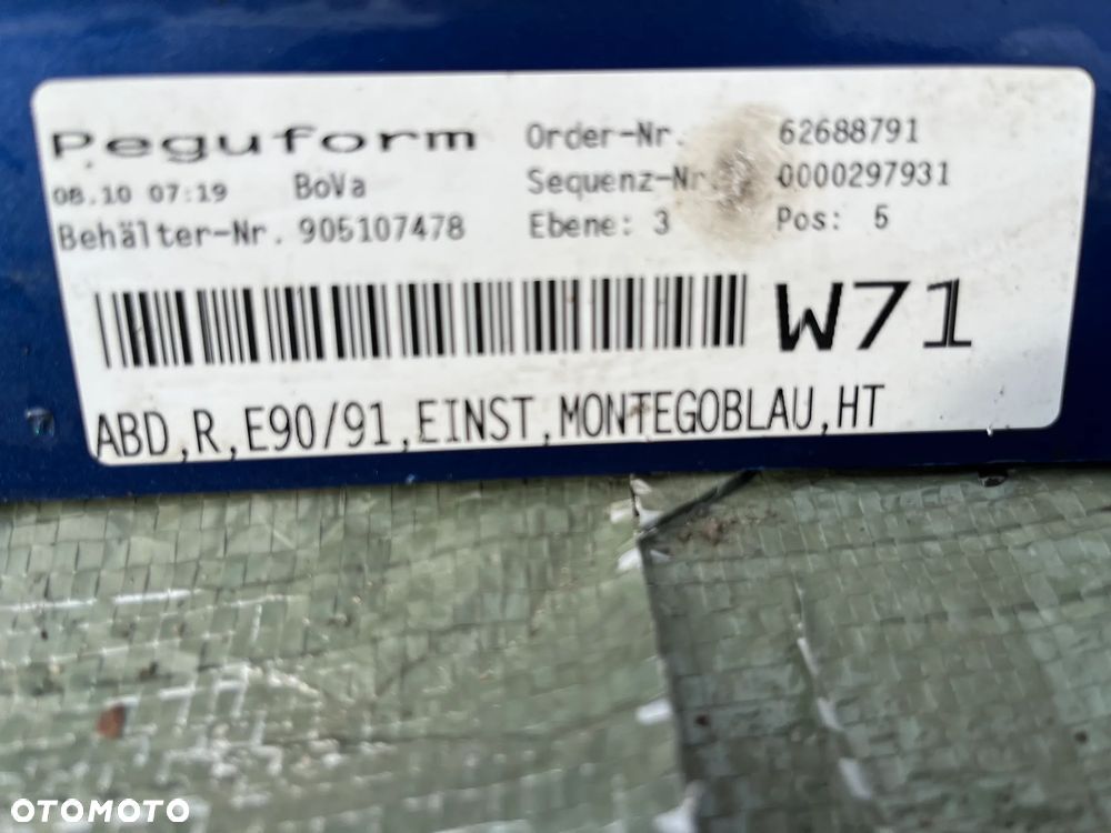 LISTWY PROGOWE NAKŁADKI PROGOWE BMW E90 A51 MONTEGOBLAU - 3