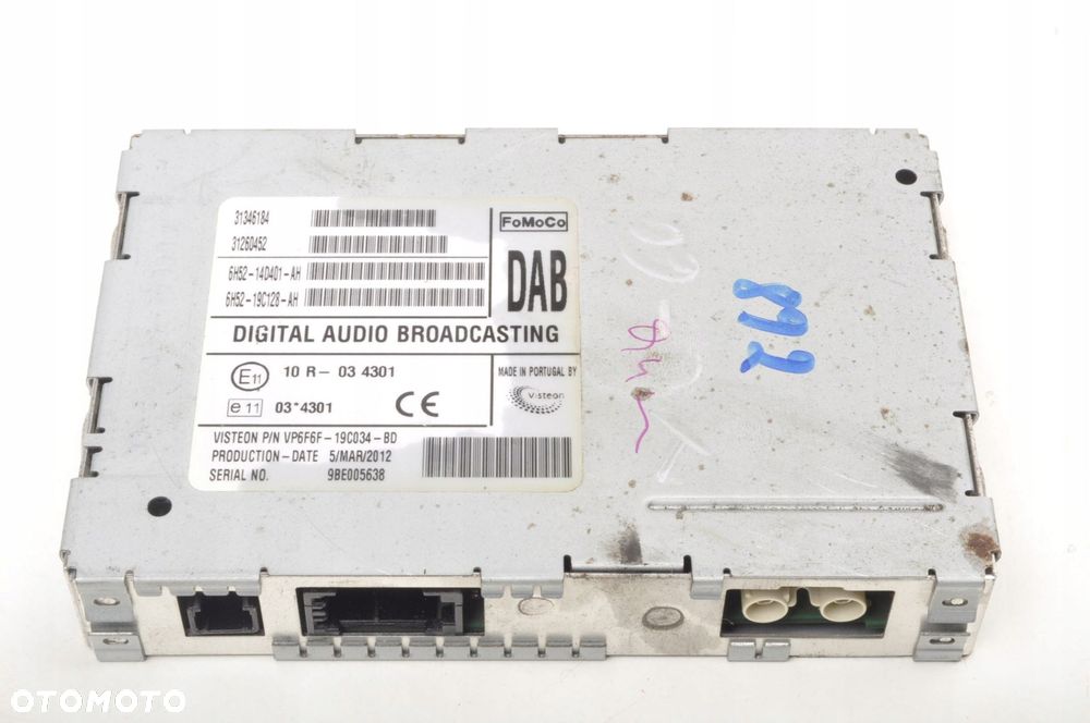 VOLVO S60 V60  XC60 I WZMACNIACZ MODUŁ RADIA 31346184