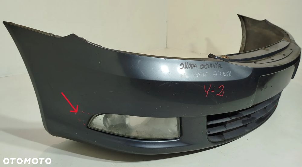 zderzak przedni przód SKODA OCTAVIA II LIFT 08-13 - 3