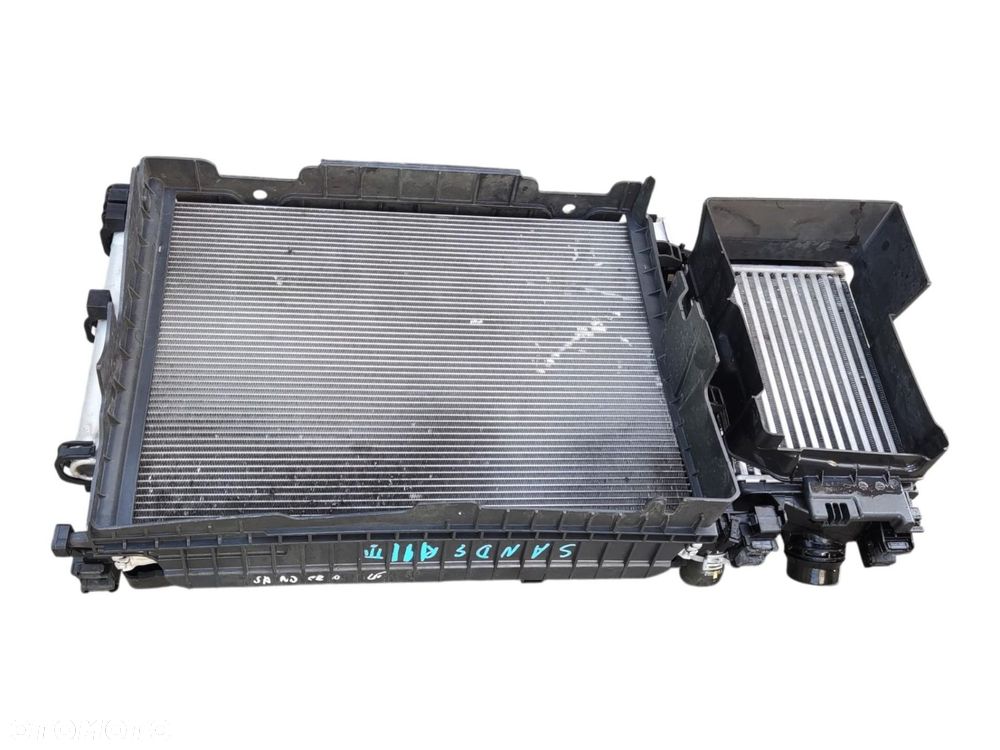 KOMPLET CHŁODNIC CHŁODNICE WENTYLATOR DACIA SANDERO III 1.0 TCE 2021-2025 - 9