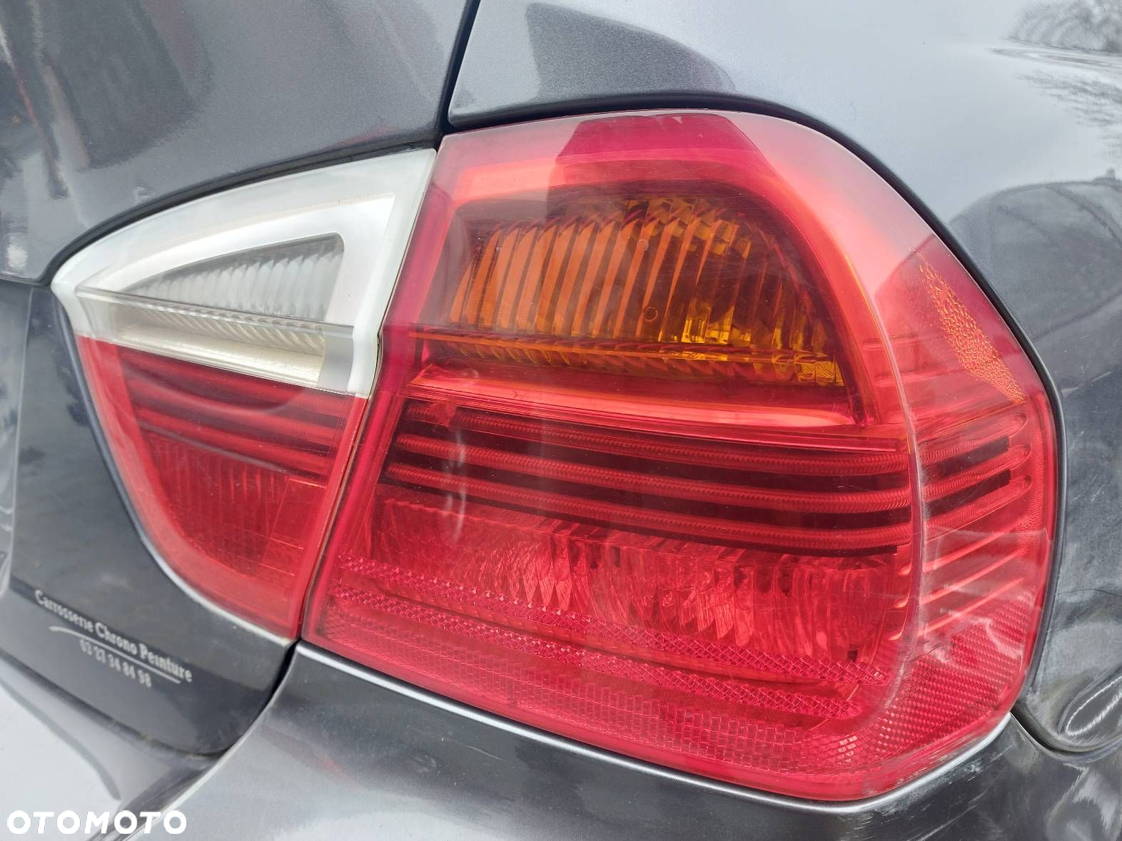 KOMPLETNY TYŁ BMW E90 A22/7 SPARKLING GRAPHITE KLAPA ZDERZAK TYŁ LAMPY - 8