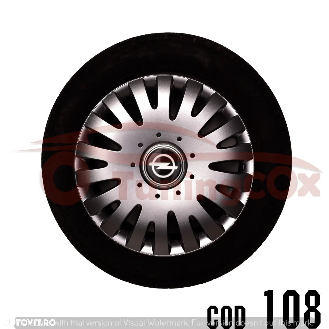 Capace roti OPEL R13 La set de 4 buc,Capace janata aliaj - 6