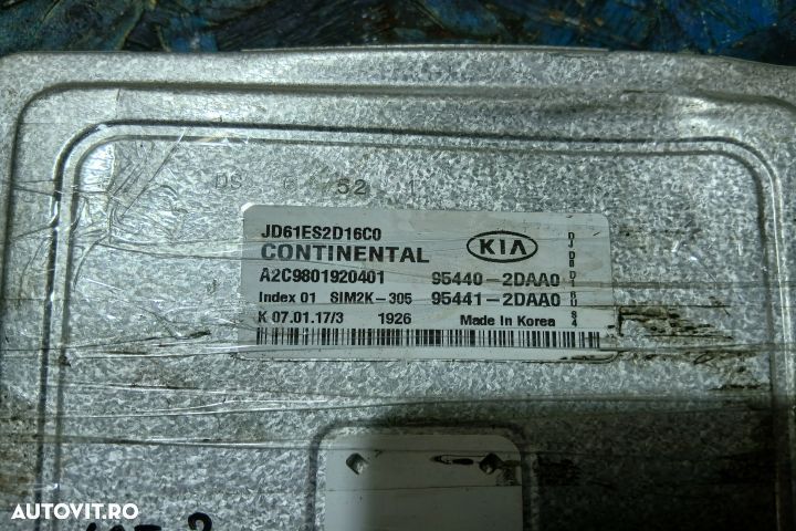 Calculator motor ECU 95440-2DAA0 95441-2DAA0 A2C9801920401 95440-2DAA - 5