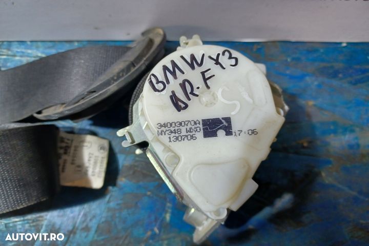 Centura siguranta fata dreapta 34003070A 33033302 BMW X3 E83 [facelif - 2