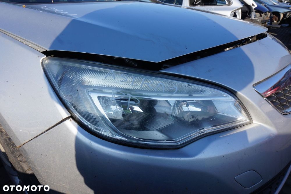 MASKA ZDERZAK BŁOTNIKI LAMPY ASTRA IV J Z176  OPEL 2009-2015 SREBRNY PRZÓD KOMPLETNY - 13