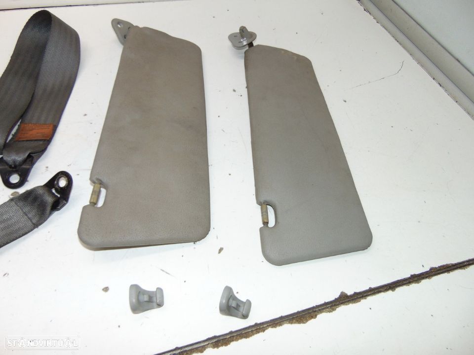 Mitsubishi l400 conjunto dos 3 cintos de segurança e palas de sol - 6