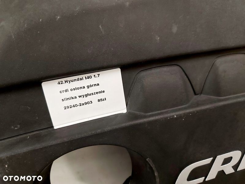 hyundai i40 1.7 crdi osłona górna silnika pokrywa - 2