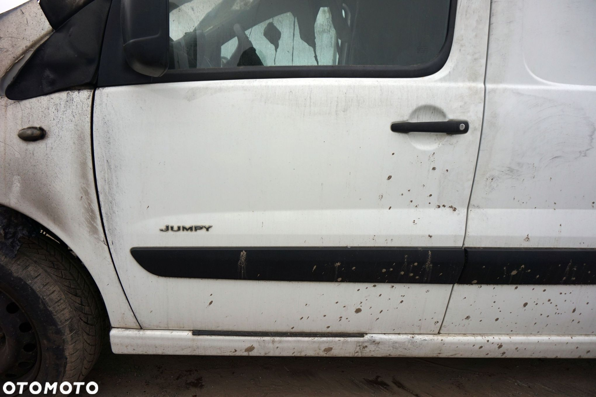 DRZWI PRZEDNIE LEWE JUMPY II L1H1 EWPA  BIAŁY CITROEN 2007-2012 - 3