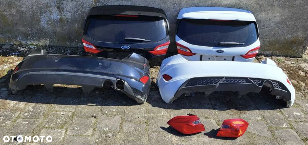 Ford Fiesta Mk8 17r- zderzak tył klapa pas tył ćwiartka błotnik - 1