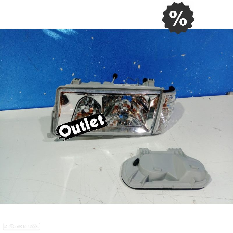 R145660C1 FAROL ESQ MERCEDES 190 W201 82-93 FUNDO CROMADO - 4