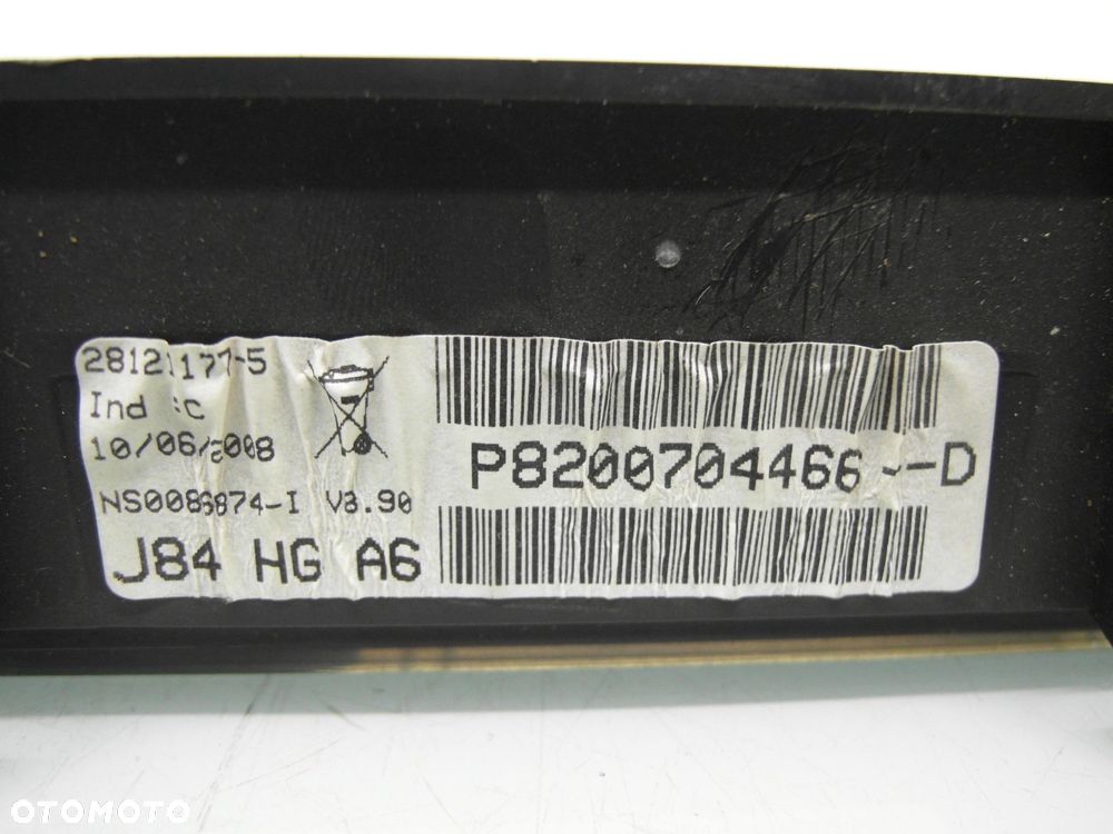 LICZNIK RENAULT SCENIC II 1.9 dCi P8200704466D J84HGA6 - 2