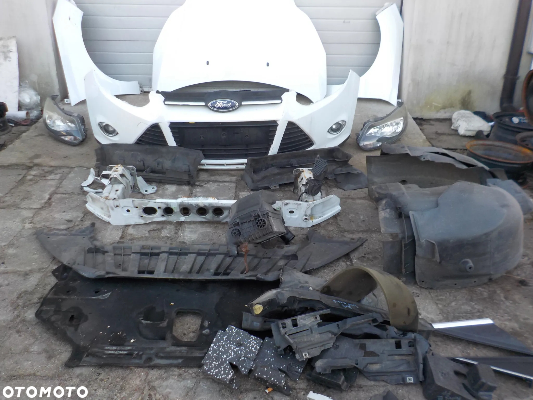 FORD FOCUS MK3 1.6 TDCI PRZÓD MASKA ZDERZAK BŁOTNIKI 5B - 9