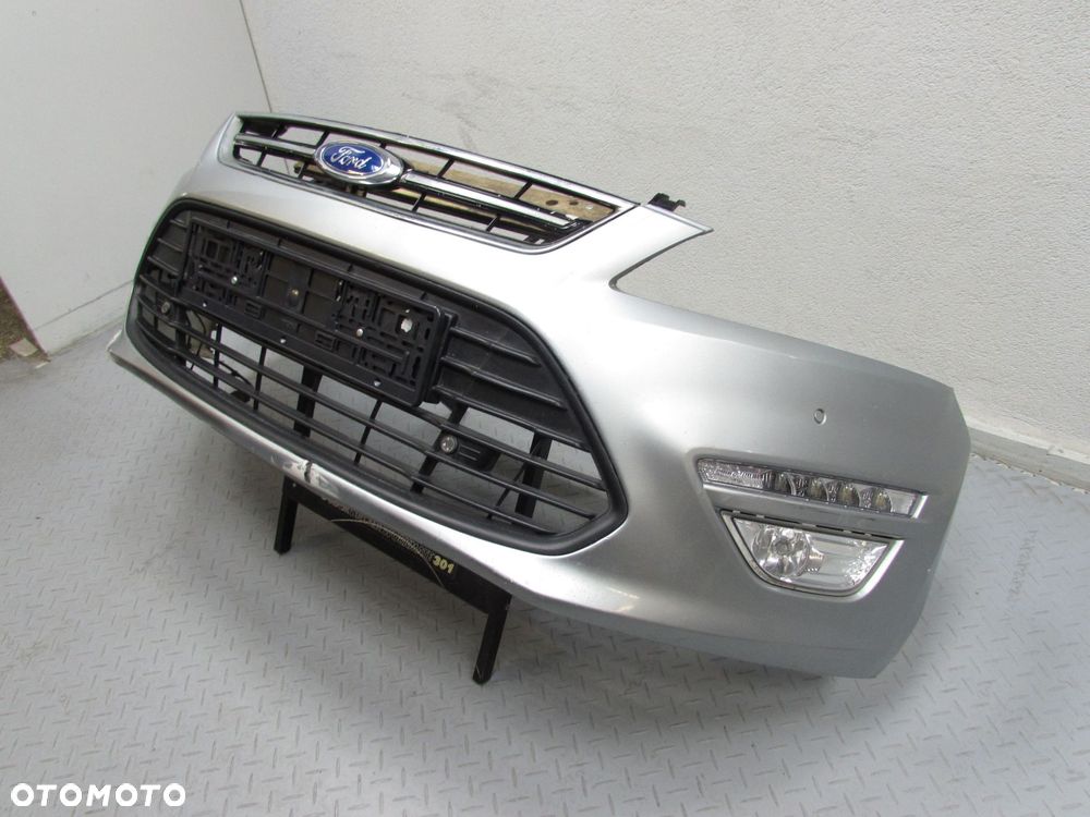 FORD MONDEO MK4 IV LIFT 10-14 ZDERZAK PRZOD Z PDC I DRL + HALOGENY KPL H6 HIPNOTIC SILVER - 3