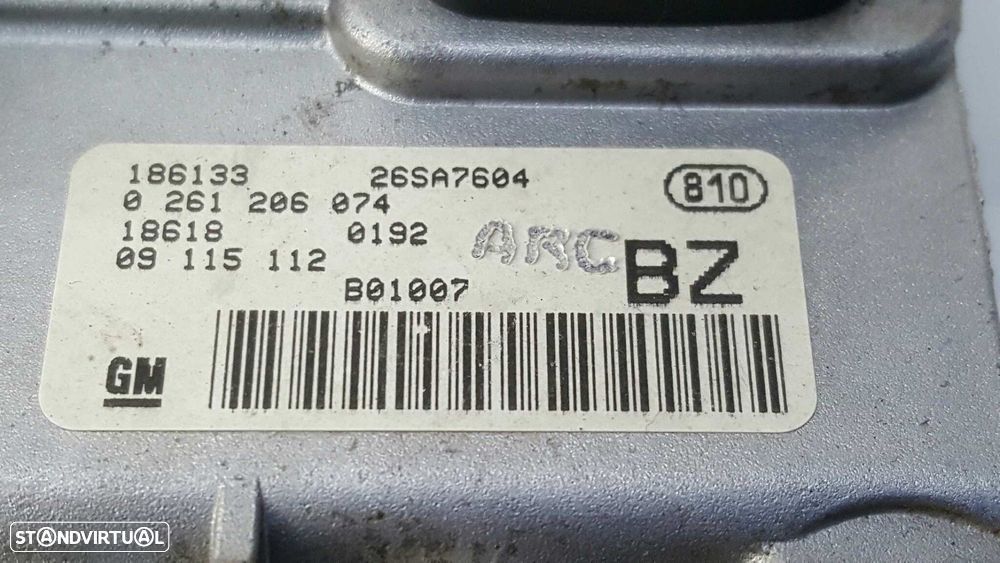 CENTRALINA DO MOTOR UCE OPEL CORSA C CLUB - 7