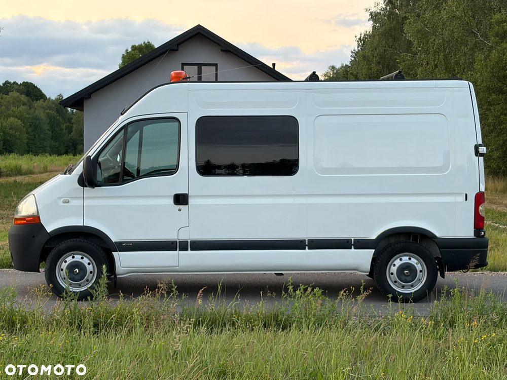 Renault MASTER L2H2 Elektryka Dubel Kabina Brygadówka 7os. Hak Serwis - 5
