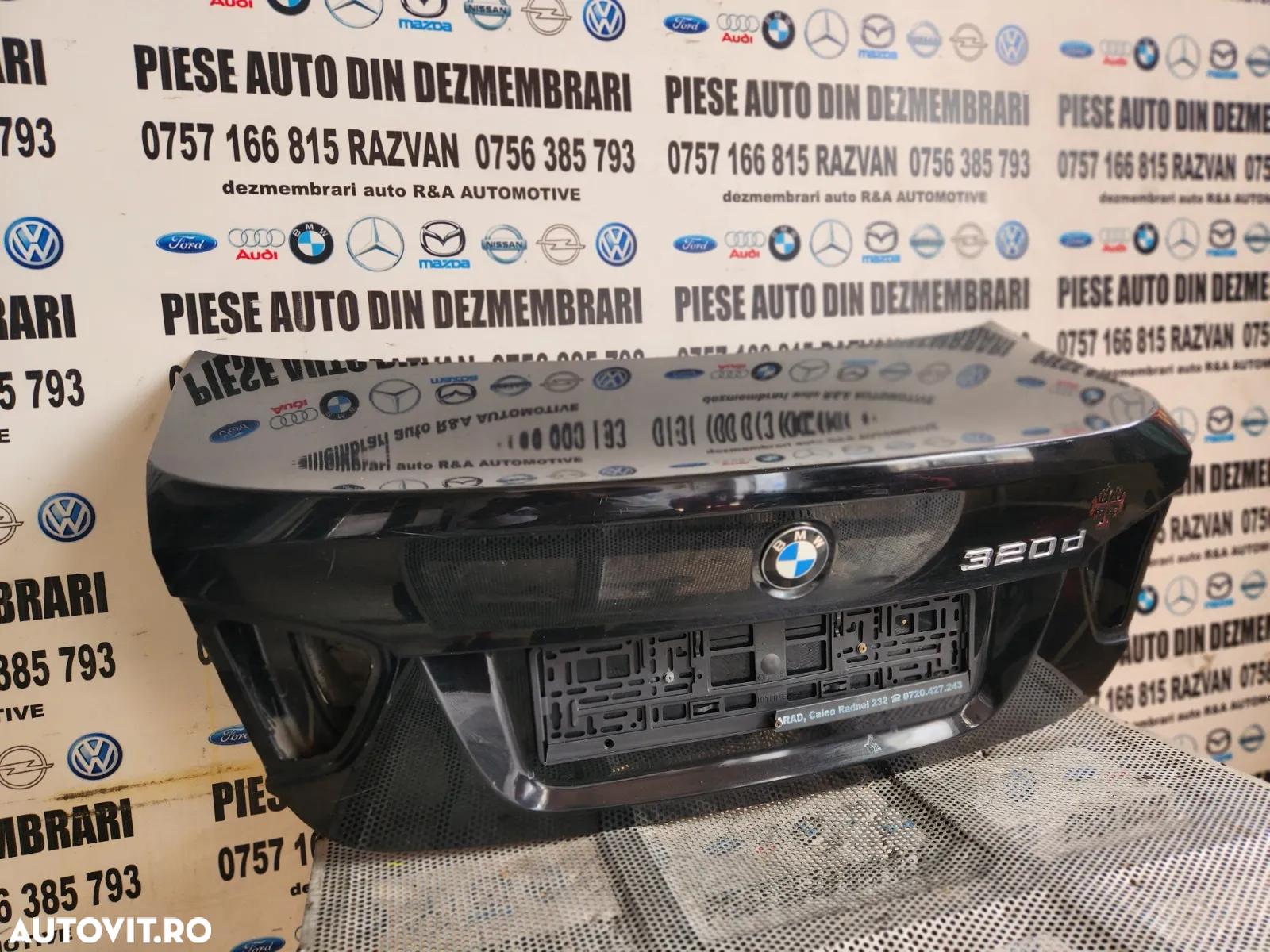 Capota Spate Portbagaj Haion Hayon Bmw E90 NFL Neagra - Dezmembrari Arad - 5