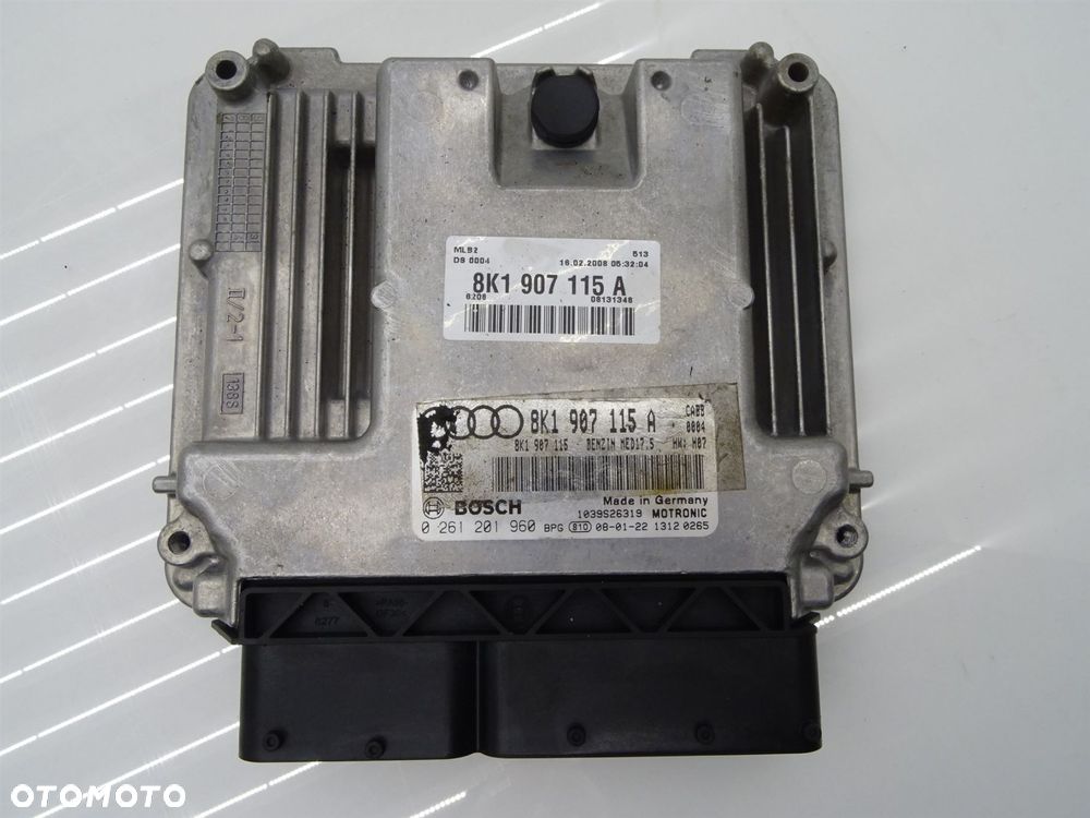 Zestaw startowy licznik komputer stacyjka moduł 8k1907115a audi a4 b8 1.8 t - 6