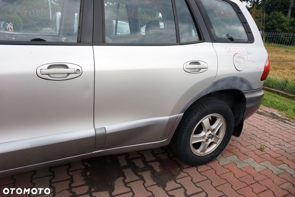 DRZWI TYLNE LEWE SANTA FE I SM LL  SREBRNY HYUNDAI 2000-2006 - 2