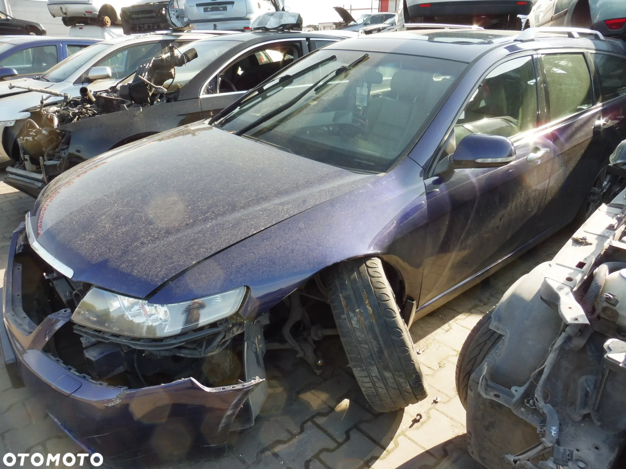 Honda Accord VII Kombi 2.4 16V K24A3 Skrzynia MGTA B502P Maska Błotnik Drzwi Zderzak - 3