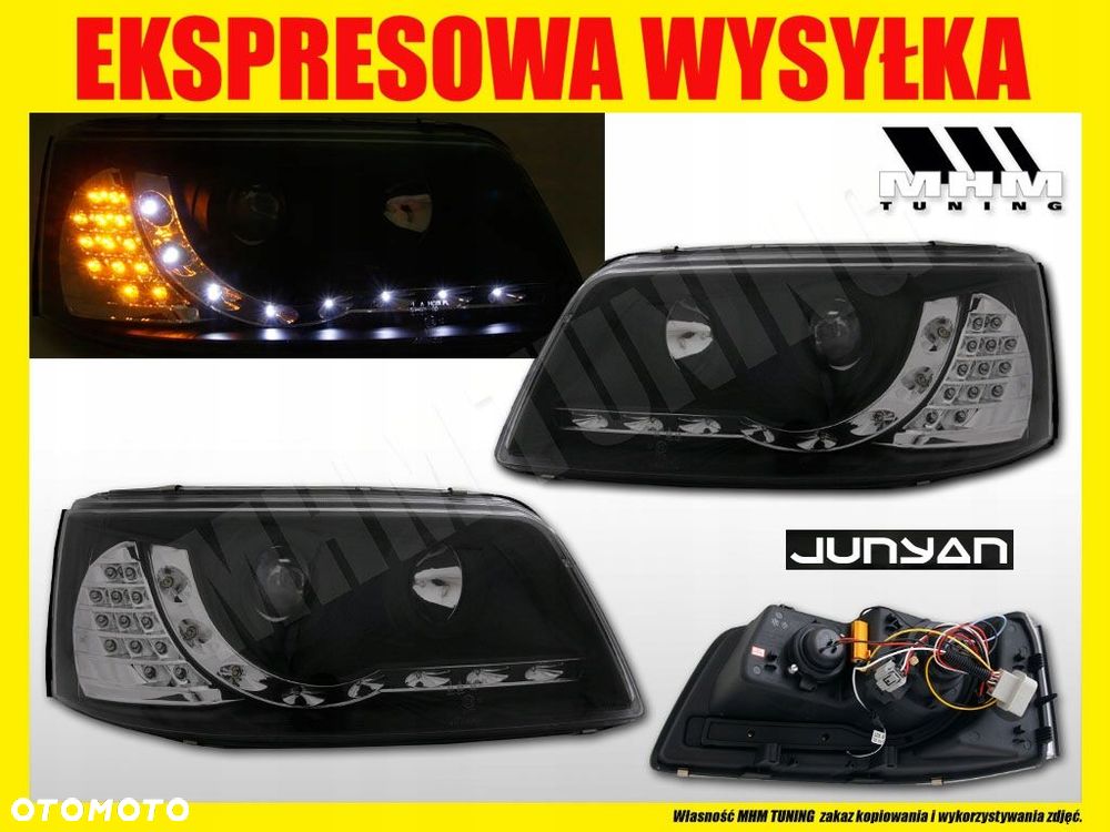 Reflektor Lampy kpl Day line light LED Tuning VW Transporter T5 7h - 4