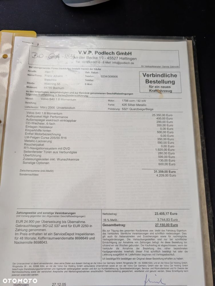 Volvo S40 1.8 Momentum - 10