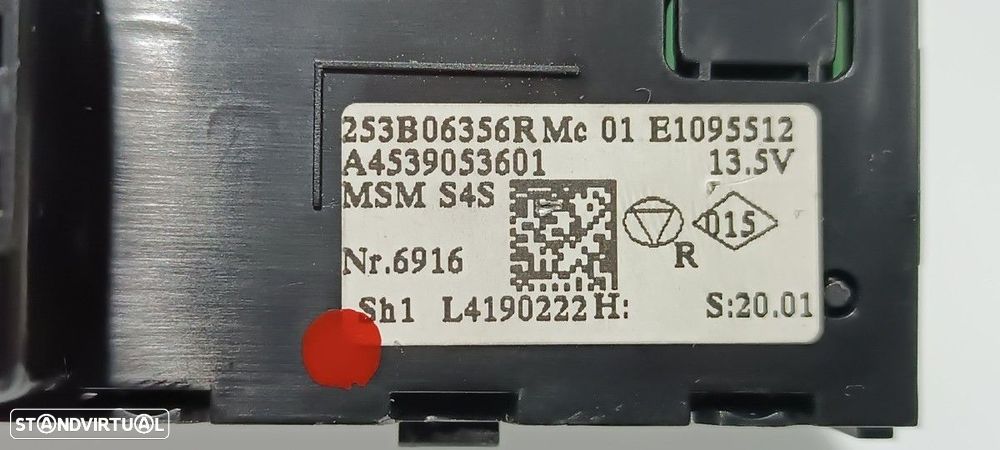 CONTROLE DO SISTEMA DE ÁUDIO / RÁDIO CD SMART FORFOUR ELECTRIC DRIVE (453.091) - 4