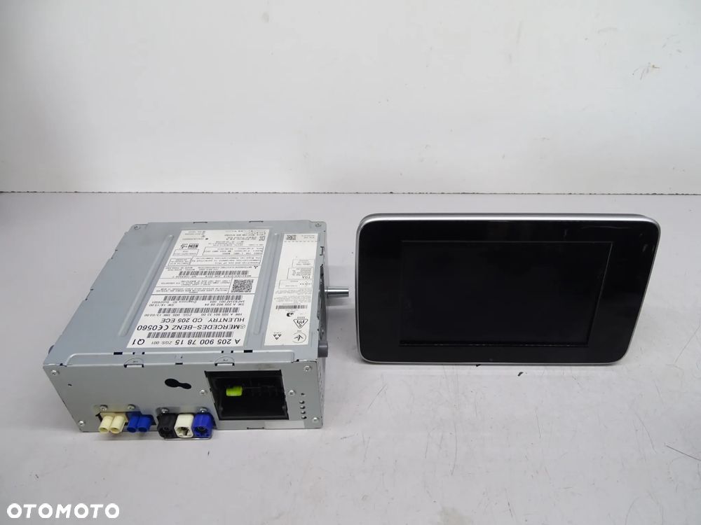Mercedes W205 radio nawigacja COMAND czytnik navi wyświetlacz monitor  A2059007815 - 1