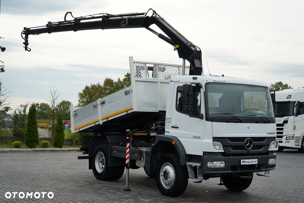 Mercedes-Benz ATEGO 1629 / 4x4 / WYWROTKA + HDS HIAB 111 B-3  / PILOT /  ROTATOR / WIDŁY DO PALET / MANUAL