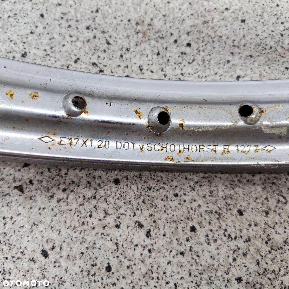 Obręcz koła, felga, rawka E 17x1.2 DOT Schothorst  R 1277 Honda Yamaha - 13