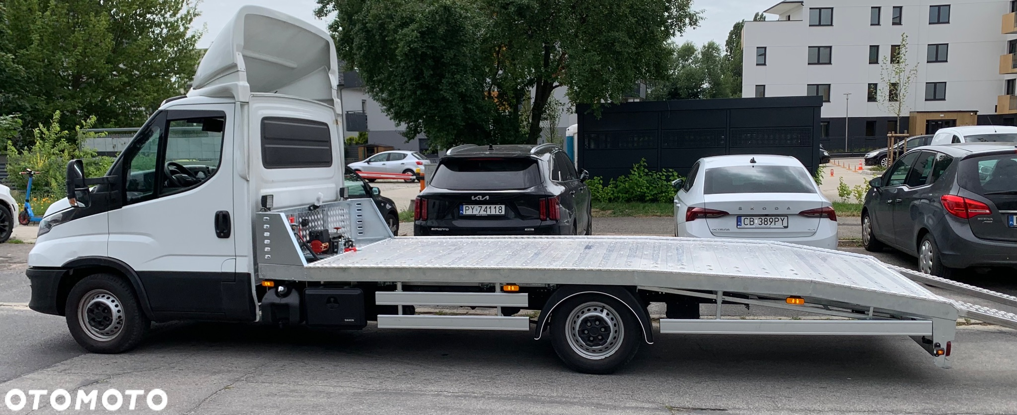 Najazd aluminiowy laweta autolaweta Sprinter Ducato Master Iveco - 4