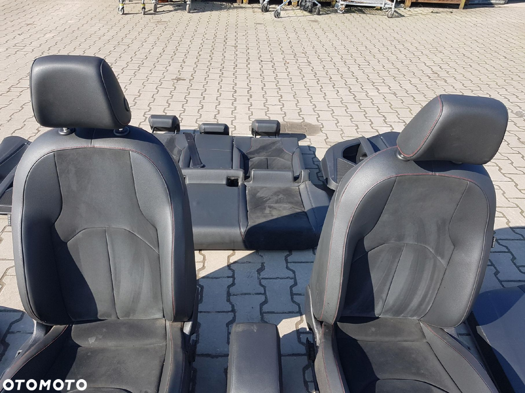 SEAT LEON III 3 12r- FR HB FOTELE SKÓRZANAE ALCANTARA KANAPA BOCZKI 5D - 10