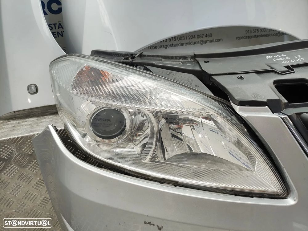 Frente Completa Skoda Fabia Mk2 5J Facelift de 2010 a 2014 Gasolina Original - 15