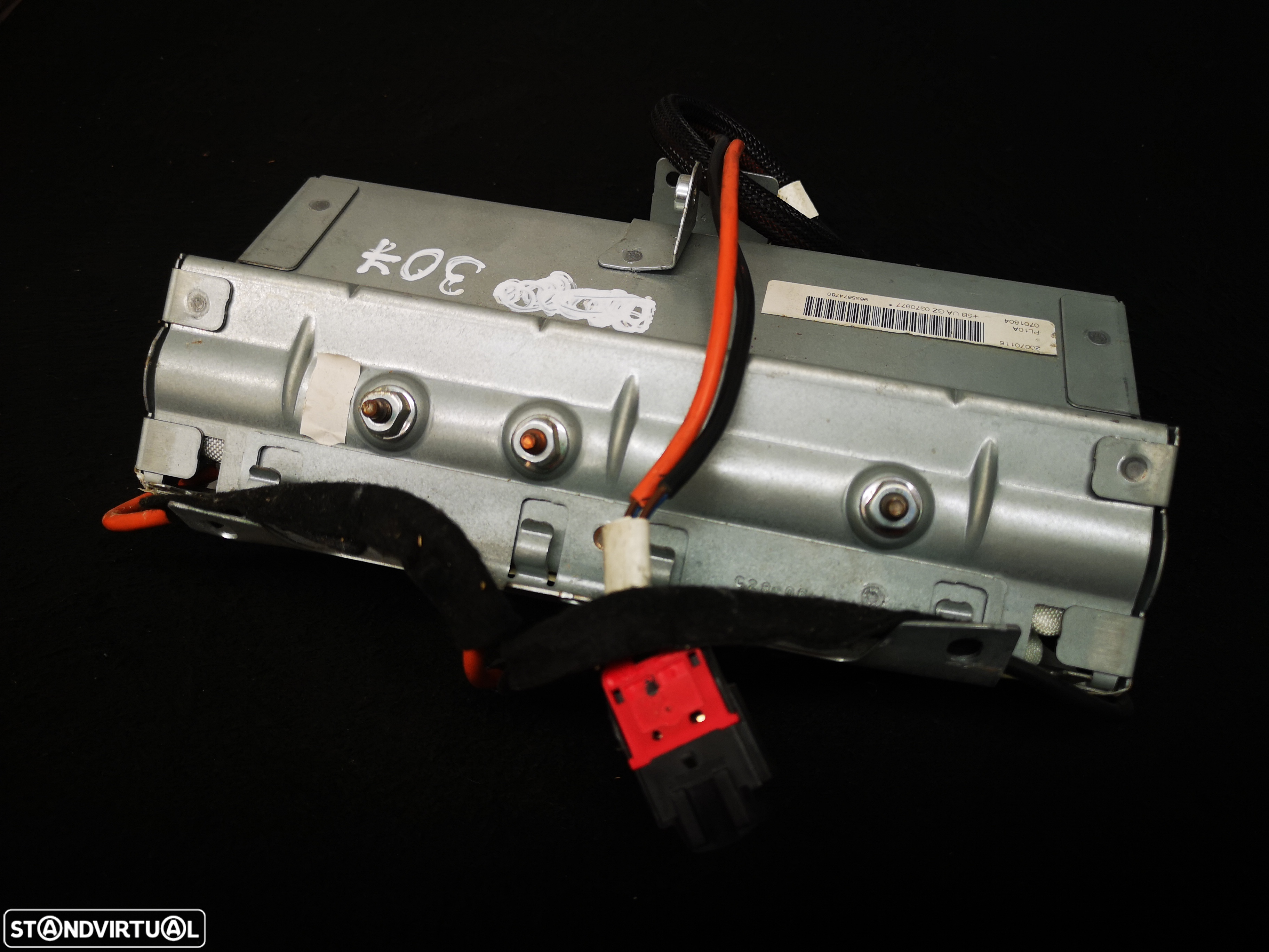 Airbag do tablier pasageiro Peugeot 307  2002+ - 2
