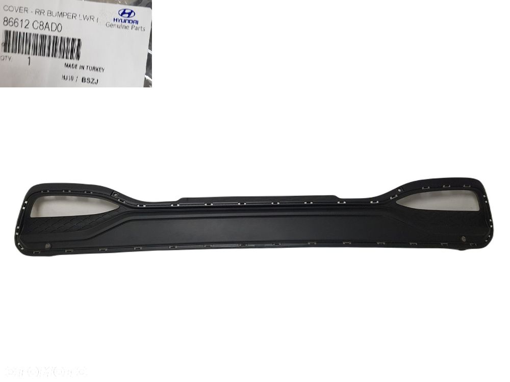 FABRYCZNIE NOWY ORYGINALNY SPOILER DOKŁADKA LISTWA ZDERZAKA TYLNEGO TYŁ HYUNDAI I20 II 2 LIFT 17-20 - 1