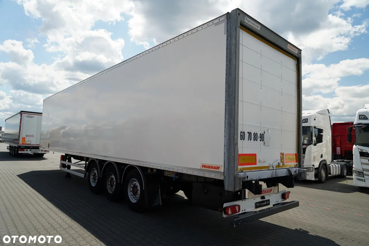 Fruehauf KONTENER / KOFFER /  DOPPLESTOCK / OSIE SAF / 2 OSIE  PODNOSZONE / ROLETA / MOCNA PODŁOGA: SZYNA DESKA - 5
