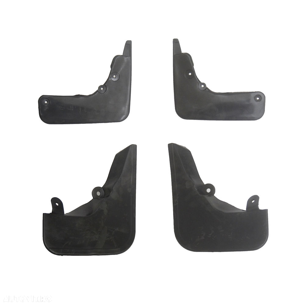 Set aparatori noroi Mercedes Clasa E 2009-2013 Fata si Spate, 4 buc. - 2