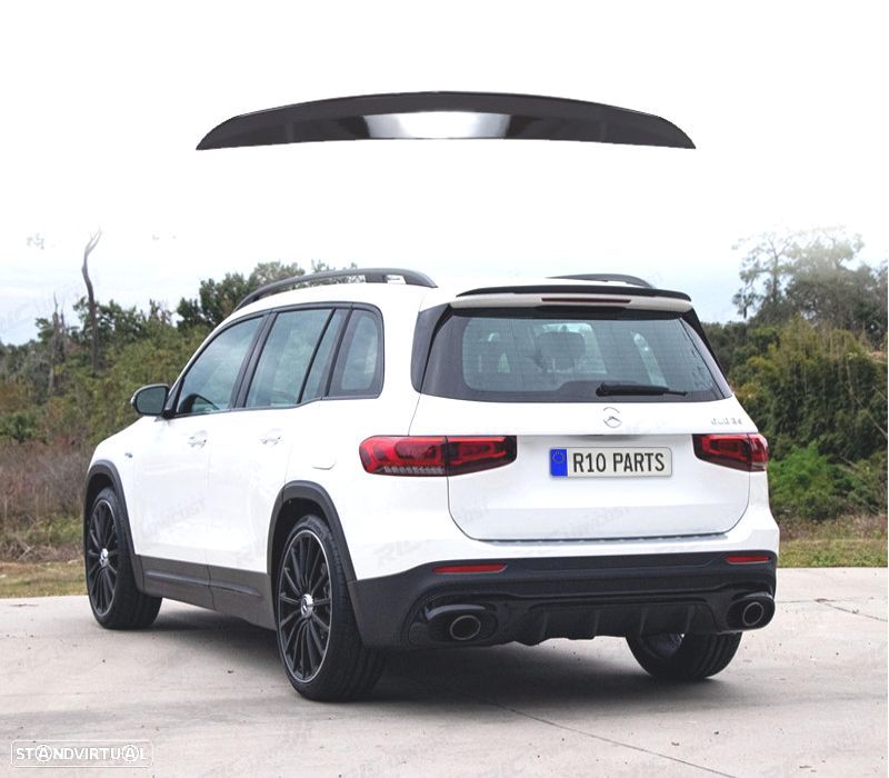 AILERON MERCEDES GLB X247 20- LOOK AMG PRETO BRILHANTE - 1
