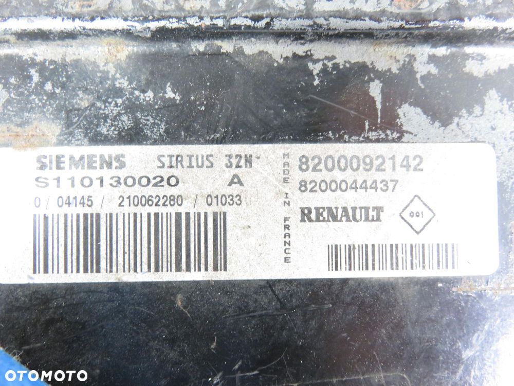 STEROWNIK RENAULT MEGANE I 1.6 S110130020A 8200092142 - 3