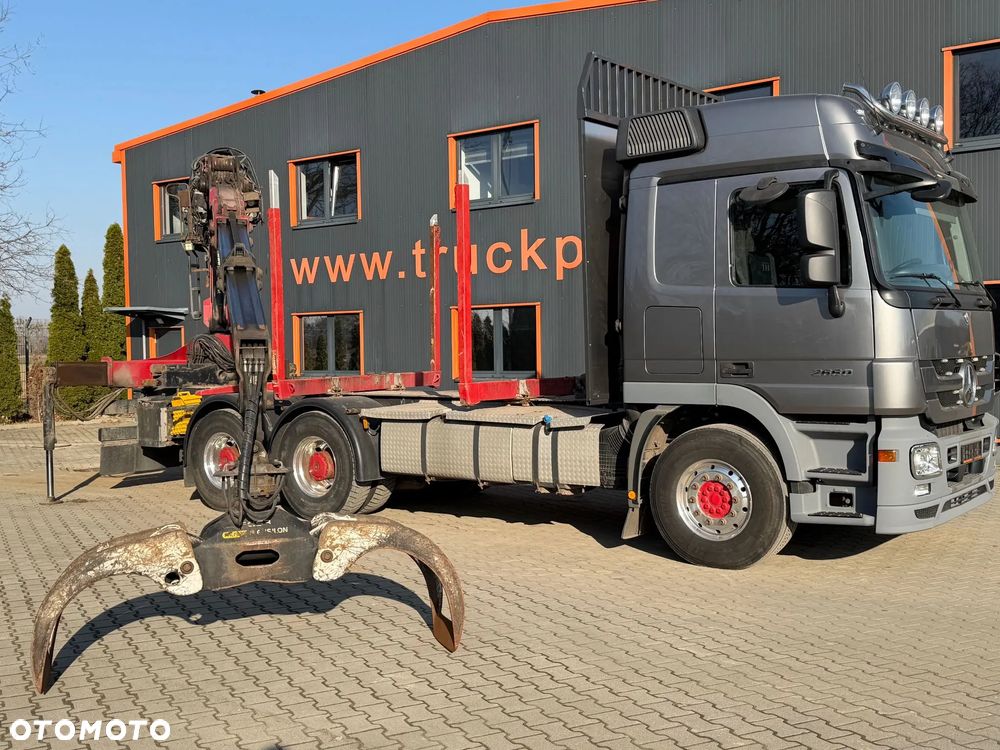 Mercedes-Benz ACTROS 2660 6x4 EURO5 POJAZD DO DREWNA Z HDS PENZ 10Z8 - 20