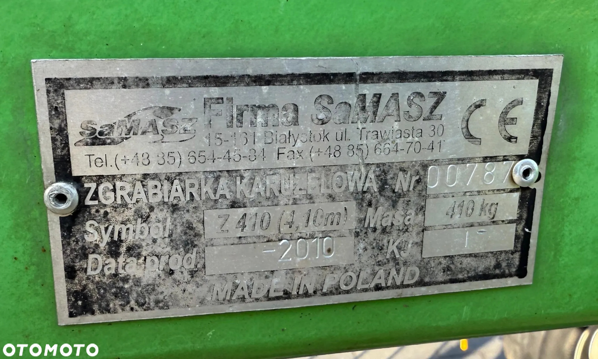 SaMasz Zgrabiarka Z 410 - 10