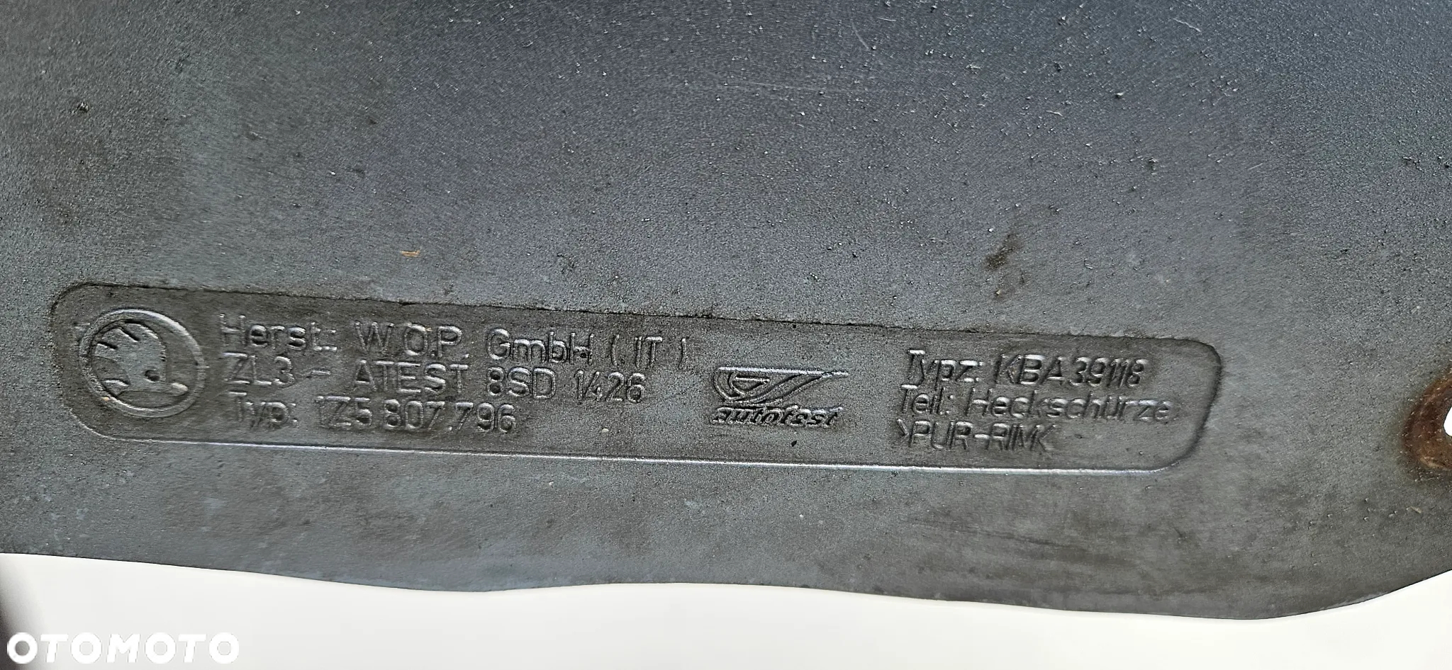 SKODA OCTAVIA II ZDERZAK przedni tylny sport KOMPLET CZUJNIKI PDC 1Z5807795 1Z0807795 - 10