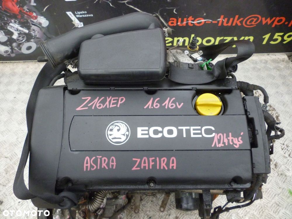 SILNIK ZAFIRA ASTRA 1.6 16V Z16XEP 124 TYS - 2