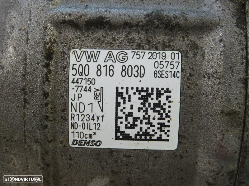 Compressor Do Ac / Ar Condicionado Seat Ibiza V (Kj1)  5Q0816803d / 6S - 6