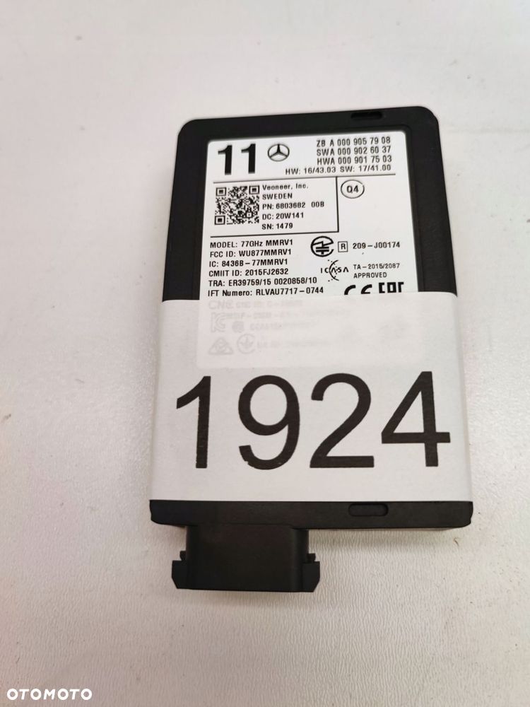 MERCEDES RADAR MODUŁ DISTRONIC A0009057908 - 6